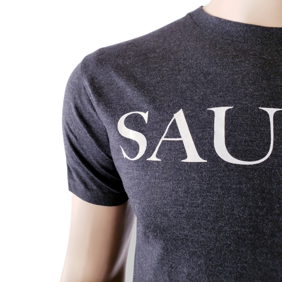 Charcoal Gray "Saucey" Print T-Shirt - Picture 2 of 8